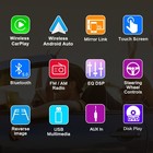 Double Din Car Stereo Radio Cd Dvd Bluetooth In-dash Player Wireless Carplay