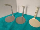 Lot 6 Vintage Metal Doll Stands Adjustable 4 Kaiser   2 Summco 6 -7   Gray   Tan