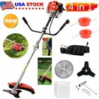 52cc 2-cycle Gas Weed Eater Gas Grass String Trimmer Straight Shaft Lawn Mower