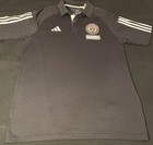 Philadelphia Union Mls Adidas Black Short Sleeve Polo Shirt Adult Medium Nwt
