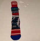 Stance Mens Athletic Sox Large  All Over Graphic Athletic Baseball Size 9-12 Nwt