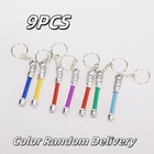 Multiple Quantity Random Color  Metal Tobacco Pipe Convenient Keychain Mini Pipe