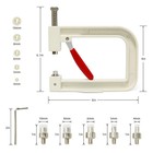 Pearl Setting Machine  Pearl Hand Press Tools With White Pearl Beads  Rivet S   