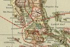 Philippines Map Genuine 1907  dated  Cities  Ports  Rails  Telegraph  Volcanoes