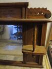 Beautiful Antique Fireplace Mantle With Mirror