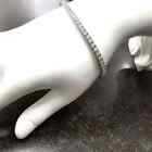 5 Ct Round Cut Certified Gh vs Natural Diamond Tennis Bracelet 14k White Gold