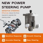 Power Steering Pump Replacement For International Navistar Dt466 Lf73c 2005337c9