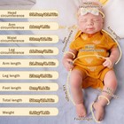 19 68in  Reborn Doll  Silicone Doll  Handmade  Christmas Gift  Children s Toys 