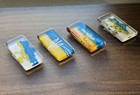 Fridge Magnet Ukrainian Map Gift Collection 4 Piece