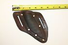 Custom Leather Tilted   Canadian Belt Knife Sheath  -usa Made