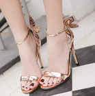 Sexy Women Pointy Toe Buckle Butterfly High Heels Bling Wedding Bridal Shoes 