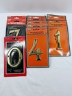 Lot 10 Vintage Solid Brass 4 Inch House Numbers Ultra Hardware Nos 4 7 1 0