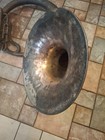 Cg Conn Ltd Silver 3 Valve  Sousaphone Naked Lady   Serial  188655  23 Inch Bell