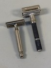 Vintage Gillette Razors Lot Of 3  Adjustable 1-9 Safety Razor Travel Razor