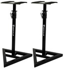 Rockville Rvsm1 Pair Of Near-field Studio Monitor Stands W  Adjustable Height