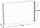 7 x5  Acrylic Picture Frame-display 7 x5  Picture 2cm Thick Unframed Photo Frame