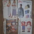 Mixed Brands Vintage Sewing Pattern Lot Simplicity Mccall s Butterick