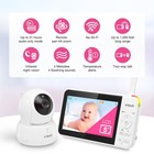 Vtech Baby Monitor No Wifi With Camera And 1 Camera  White 5  Lcd 1