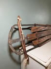 Vintage 05 Champion Metal Wood Snow Runner Sled Winter Kalamazoo Michigan 1950s