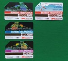 Series 4 Magnetized Used Phone Cards World Ski Championships As Photo