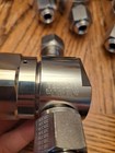 Lot Of 9 Tescom 74-2462krl21 Vcr Fittings 500psi