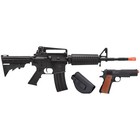 Crosman Game Face Defender Strike Airsoft Full semi-auto Rifle And 1911 Pistol