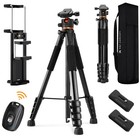 K f Concept 75  Camera Tripod Lightweight Dslr Tripod W  Phone Clip   Remote