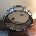 Rogers Dyna-sonic 14in Metal Snare Drum Chrome Finish W  Remo Heads