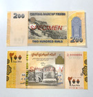 Yemen 200 Rials 2018 P-38s Specimen Uncirculated