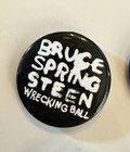 Bruce Springsteen Wrecking Ball Tour Set Of 4 Original Circular Pins