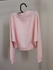 Pretty Girls Pink Retro 50s Style Sweater Rhinestone Beaded Est  Ize  5-7