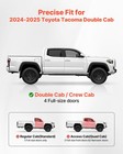 Running Boards  6 Inches Side Steps Compatible With 2024-2025 Toyota Tacoma Doub