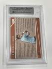Roger Federer Signed Ace French Open Card Slabbed Beckett Bas Coa Auto B