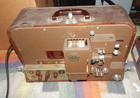 Calvin Company 8mm Movie Projector Sound Eight T-54 With Extras And Case Working