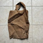 Vintage antique Planters Mr  Peanut Burlap Tote Bag Advertising Grocery Sack