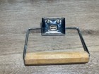 Vintage Toilet Paper Holder W  Wooden Roll    Mid Century