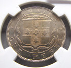 Jamaica Km17 Victoria Penny 1894 Ngc Ms 63 Pl   ex-rudman  Very Rare Grade  