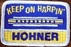 Hohner Mini Harmonica Harp  38c W plastic Case   Vintage New Hohner Patch 