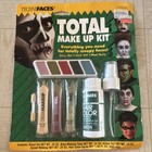Vintage Technifaces Halloween Total Makeup Kit Face Paint Blood Gel Glitter 1993