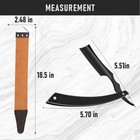 Straight Razor With Strope - Professional Straight Edge Barber Premium Stainl   