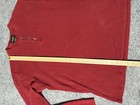 Eddie Bauer Mens Large Tall Red Thermal Henley Long Sleeve 100  Cotton Shirt