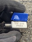  qty 5  1 4  Npt Pn63 316 Stainless Steel Ball Valve  Female To Male