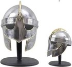 Handcrafted Viking Wolf Armor Helmet  Medieval Metal Knight Helmet