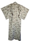 Authentic Hand Made Japanese Kimono Floral Metallic Threads 5 Ft Long 