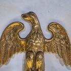 Vintage Sold Brass Eagle Finial  6 1 2  T X 7 1 2  W  