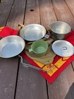 Vintage 1960 s Boy Scouts Of America Canteen  Mess Kit  Handbook  Belt  Patch