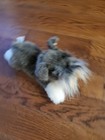 Russ Plush 10   mini Schnauzer Puppy Dog Gray White Yomiko Classics Stuffed Animal