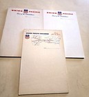 3  Union Pacific  Advertising Notepads Road Of The Streamliners 1950 s Up