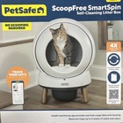 Petsafe Scoop Free Smart Spin Self-cleaning Litter Box Pal00-17985 New
