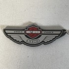 Harley Davidson 1903-2003 100th Anniversary B s Wings Key Chain Fob